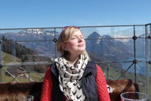 Nose in the Sun in Bürgenstock