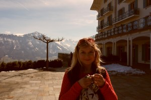 In front of Hotel Villa Hotel Villa Hoenegg