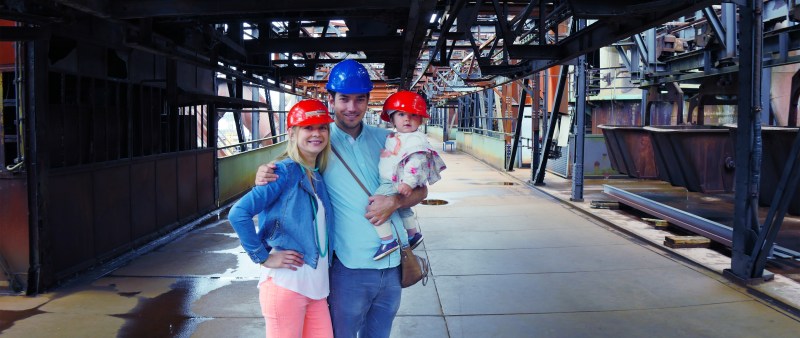 Family trip to Voelklinger Huette